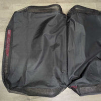 "ShowKit" Nylon & Mesh Saddle Pad Storage Bag *vgc, dirt, residue/discolour/salt stain, threads
