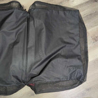 "ShowKit" Nylon & Mesh Saddle Pad Storage Bag *vgc, dirt, residue/discolour/salt stain, threads
