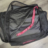 "ShowKit" Nylon & Mesh Saddle Pad Storage Bag *vgc, dirt, residue/discolour/salt stain, threads

