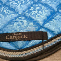 Quilt Jumper Saddle Pad, 3x Piping *vgc, dirty, hairy, threads, mnr stains
