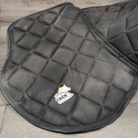 Quilt Jumper Saddle Pad, 3x Piping *vgc, dirty, hairy, threads, mnr stains
