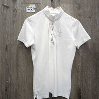 SS Show Shirt, 1/3 Snap Up, Snap Collar *vgc, crinkled collar, seam puckers
