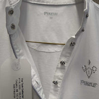 SS Show Shirt, 1/3 Snap Up, Snap Collar *vgc, crinkled collar, seam puckers
