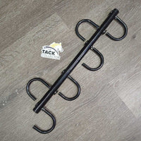 4 Prong Bridle Rack *gc, scratches, scuffed, rust, paint chips
