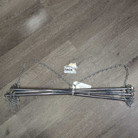 4 Bar Metal Blanket Rack *vgc, mnr scuffs, scratches, plating, rust
