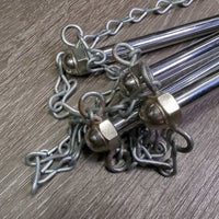 4 Bar Metal Blanket Rack *vgc, mnr scuffs, scratches, plating, rust
