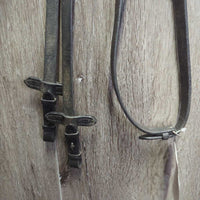 Padded Flat Bridle, Rubber Reins *gc, v.dirty, thick film, NO Bits straps or snaps
