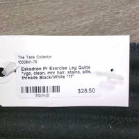 Pr Exercise Leg Quilts *vgc, clean, mnr hair, stains, pills, threads
