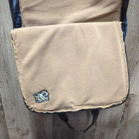 Padded Fleece Lined Bridle Bag, Zipper Top *vgc, NO Bridle Rack, clean, mnr hair, rubs, scratches, snags & stains?dirt

