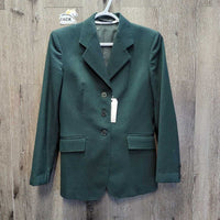 Wool Show Jacket *xc, mnr hair & loose button threads, older
