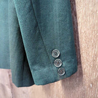 Wool Show Jacket *xc, mnr hair & loose button threads, older
