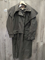 Low Rider Long Oilskin Coat *xc, clean, v.mnr rubs & hair
