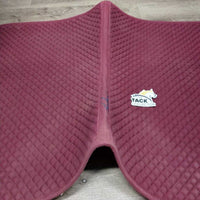 Thin Quilt Dressage Saddle Pad *vgc, clean, residue, hair, rubs, pills
