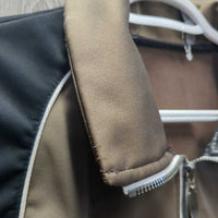 Soft Shell Fleece Lined Jacket, Reflective*gc, mnr stains, hair & pilly lining, edge stains & cracks?pulls
