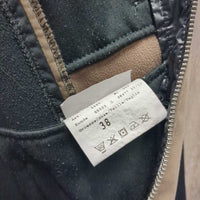 Soft Shell Fleece Lined Jacket, Reflective*gc, mnr stains, hair & pilly lining, edge stains & cracks?pulls
