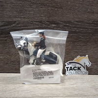COLLECTORS - Retired Female English Riding Set #42057 - Paint Dressage Horse, Rider, Bridle & Saddle *xc/like new
