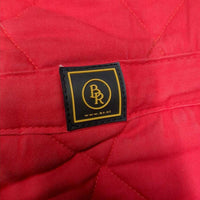Quilt Jumper Saddle Pad, piping, tabs *gc, stains, clean, holes, faded, rubs, clean, older
