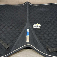 Quilt Jumper Saddle Pad, tabs *gc, clean, stains, faded, hairy, rubs, pills
