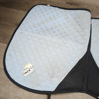 Quilt Jumper Saddle Pad, tabs *gc, clean, stains, faded, hairy, rubs, pills
