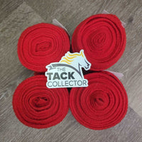 4 Fleece Polo Wraps *2x vgc/xc *2x *gc, clumpy, hair
