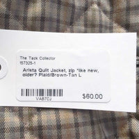 Quilt Jacket, zip *like new, older?
