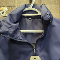 Mesh Lined Light - Rain Jacket, zip, Collar Hood *like new, older
