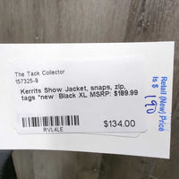 Show Jacket, snaps, zip, tags *new
