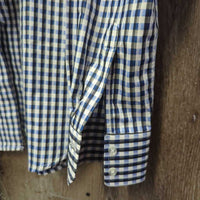 LS Show Shirt, 1 Button Collar *like new?/xc, seam puckers
