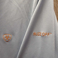 LS High Collar Insect Sheild Shirt, 1/2 zip up *like new
