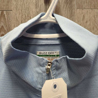LS High Collar Insect Sheild Shirt, 1/2 zip up *like new
