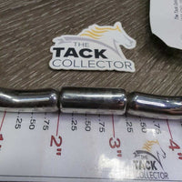 Eggbutt Comfort Snaffle Bit w hooks, 2 hooks, chain *vgc/gc, dirt, residue, scuffs
