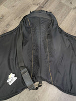 Padded English Saddle Carrying Bag, strap *vgc, older, clean, undone stitching, clean, residue, puckers, stains
