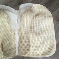 Non-Slip Top - Full Non-Slip Underside Jumper Saddle Pad *vgc/gc, hairy, stains, clean, clumpy, older?
