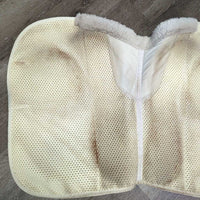 Non-Slip Top - Full Non-Slip Underside Jumper Saddle Pad *vgc/gc, hairy, stains, clean, clumpy, older?
