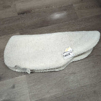 Foam & Fleece Half Pad *gc, clean, dingy. mnr hair, clumpy, residue, older
