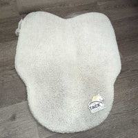 Foam & Fleece Half Pad *gc, clean, dingy. mnr hair, clumpy, residue, older
