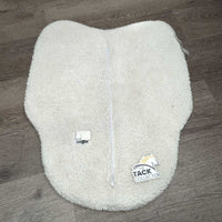 Foam & Fleece Half Pad *gc, clean, dingy. mnr hair, clumpy, residue, older
