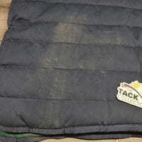 Reversible Pillow Saddle Pad *vgc, mnr dirt, stains & residue, older
