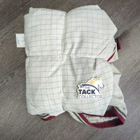 Cotton Sheet, disc front, detach neck, tail, bag *gc, clean, 0 wpf, stains, mnr snags, dingy, threads
