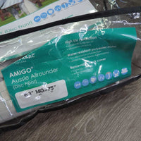 Cotton Sheet, disc front, detach neck, tail, bag *gc, clean, 0 wpf, stains, mnr snags, dingy, threads
