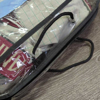 Cotton Sheet, disc front, detach neck, tail, bag *gc, clean, 0 wpf, stains, mnr snags, dingy, threads

