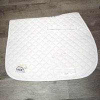 Quilt Jumper Saddle Pad *gc, clean, stains, rubs, pills, stains, dingy, older, threads
