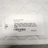 Quilt Jumper Saddle Pad *gc, clean, stains, rubs, pills, stains, dingy, older, threads

