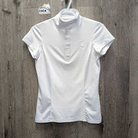 SS Sun Show Shirt, 1/3 Snap Up, Magnetic Collar, Mesh *gc/vgc, older, snags, runs
