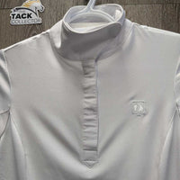 SS Sun Show Shirt, 1/3 Snap Up, Magnetic Collar, Mesh *gc/vgc, older, snags, runs
