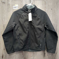 Soft Shell Jacket, zipper, fleece lined "Royal West" *xc/like new, clean
