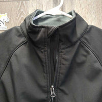 Soft Shell Jacket, zipper, fleece lined "Royal West" *xc/like new, clean
