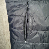 Light Puffy Jacket, Zipper "RMSJ" *gc/fair, clean, broken pocket zipper, clumpy fill
