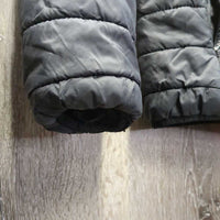 Light Puffy Jacket, Zipper "RMSJ" *gc/fair, clean, broken pocket zipper, clumpy fill
