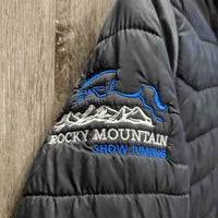 Light Puffy Jacket, Zipper "RMSJ" *gc/fair, clean, broken pocket zipper, clumpy fill
